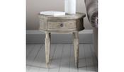 Mustique Round 1 Drawer Side Table