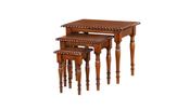 Mahogany Nest of 3 Tables NTD image