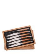 Laguiole en Aubrac 6 Piece Steak Knife Set – Juniper Wood image