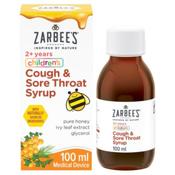 Zarbees Kids Cough and Sore Throat 100ml image