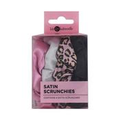 Kit &amp; Kaboodle Satin Scrunchies Hair Set 4 Pack image
