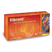 Aurelia Vibrant Powder free Disposable Latex Gloves Size large 100's image