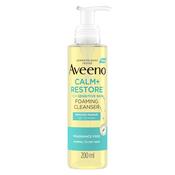 Aveeno Calm &amp; Restore Foaming Facial Cleanser 200ml image