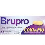 Brupro Cold &amp; Flu 200mg 24 Tabs image