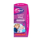 Calpol Sugar Free Infant 2M+ with dosing syringe 60ml image