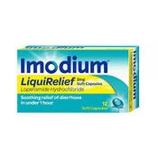 Imodium LiquiRelief 2mg Soft Caps 12 Pack image