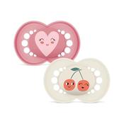 MAM Original 6-18M Soother 2pk Girl image
