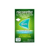 Nicorette Icy White 2mg Chew Gum 105 Pack image