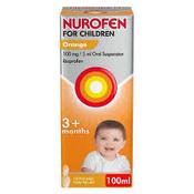 Nurofen For Children 3 Months Orange 100ml with Spoon image