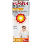Nurofen For Children 6 Years Orange 100ml With Spoon image