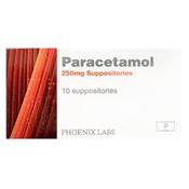 Paracetamol 250mg Suppositories x10 image