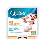 Quies anti-noise wax earplugs 8 PAIRS image