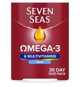Seven Seas Omega 3 &amp; Multivitamins Man 30 Day Duo Pack image