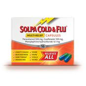 Solpa Cold &amp; Flu Multi Relief Caps 16 Caps image