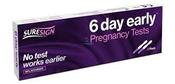 Suresign 6 Day Early Pregnancy Tests Twin Pack image