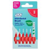 TePe Interdental Brush Size 2 Red Boxed 6's image