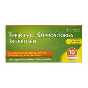 Tefin 150mg Suppositories Ibuprofen 10 Supo image