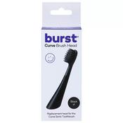Burst Curve Toothbrush Head Black image