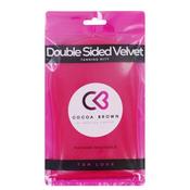 Cocoa Brown Double Sided Velvet Tanning Mitt image