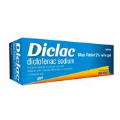 Diclac Max Relief 2% Anti Inflammatory Gel 100g image