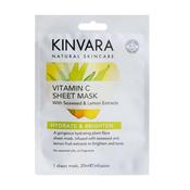 Kinvara Vitamin C Sheet Mask With Seaweed And Lemon Extracts image