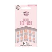 Elegant Touch Petite Gel Finish Nails Peach Tea image