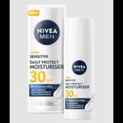 Nivea Men Sensitive Daily Protect Face Moisturiser SPF 30 50ml image