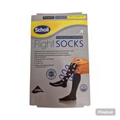 Scholl Flight Socks Black Size 9-12 image