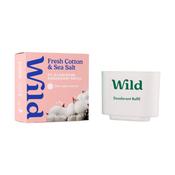 Wild Natural Fresh Cotton And Sea Salt Deodorant Refill 43G image