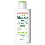 Simple Replenishing Rich Moisturiser 125Ml