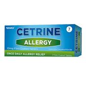 Cetrine Allergy 10Mg 7 Tabs image