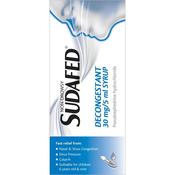Sudafed Decongestant Syrup 100Ml image