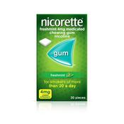 Nicorette Freshmint 4Mg Med Chew Gum image
