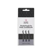 Spotlight Replacement Brush Head for Sonic Toothbrush Grey 3PK image