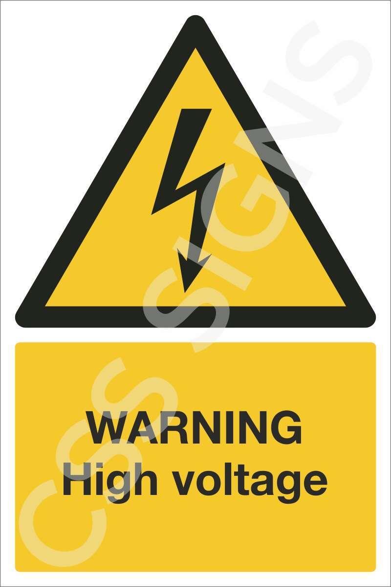 Warning High Voltage Sign in Dublin GetLocal Ireland