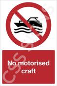 No Motorised Craft Sign