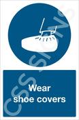 Wear Shoe Covers Sign