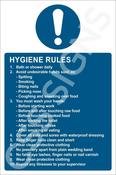 Personal Hygiene Rules Sign