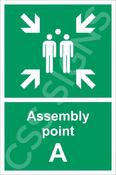 Assembly Point A Sign