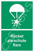 Rocket Parachute Flare Sign