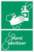 Hand Sanitiser Sign image