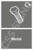 Metal Waste Sign