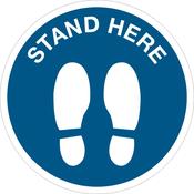 Stand Here Floor Graphic