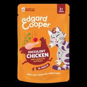 Edgard &amp; Cooper Succulent Chicken with Cranberries &amp; Thyme in Gravy Adult Wet Cat Food Pouch 85gr image