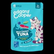 Edgard &amp; Cooper Wild Caught Tuna &amp; Chicken with Blueberries &amp; Sage in Gravy Adult Wet Food 85gr image