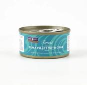 Fish 4 Cats Finest Tuna Fillet with Crab 70gr