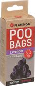 Flamingo Poo Bags Centa Lavender Scent 4 x 15 Bag Rolls image