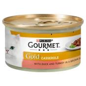 Gourmet Gold Casserole with Duck &amp; Turkey in a Brown Sauce 85gr image