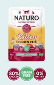 Naturo Grain Free Chicken Pate Kitten Food 85gr image