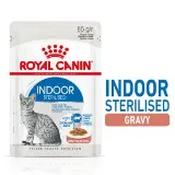 Royal Canin Indoor Sterilised in Gravy Pouch 85gr image